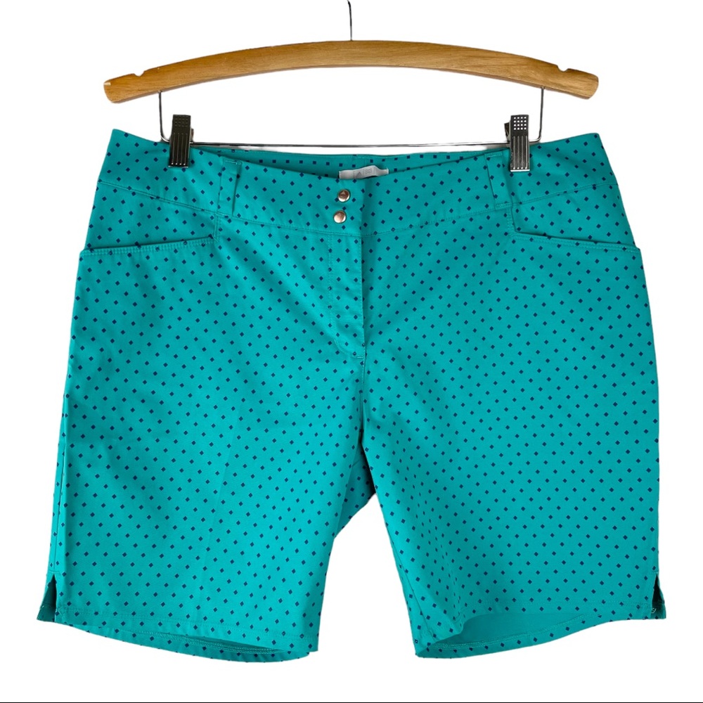 Adidas green blue Golf sports tennis outdoor Bermuda shorts
